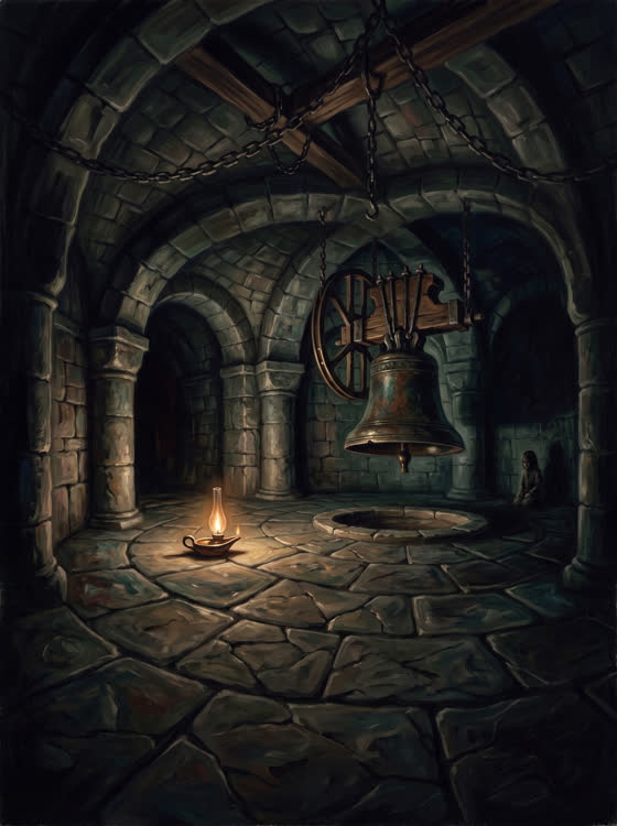 The painted card for The Round Room
